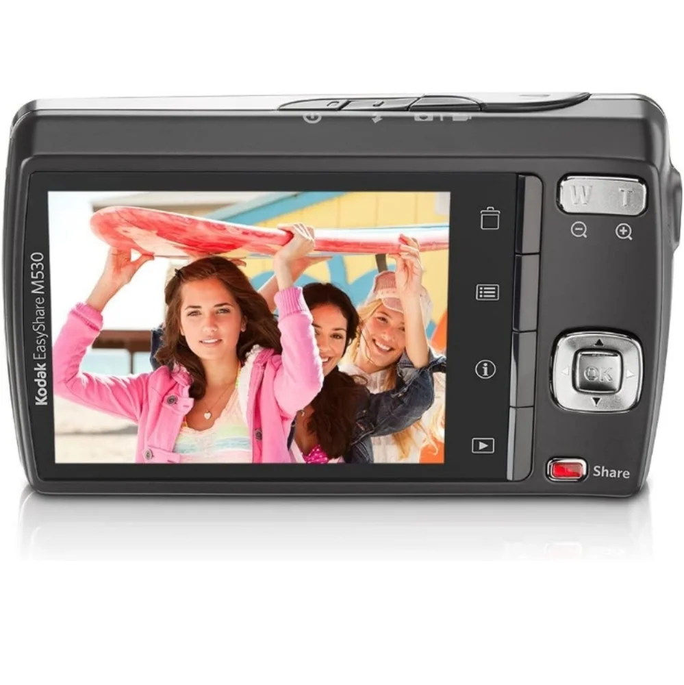 Kodak Easyshare M530 12MP Digital Camera 3x Wide Angle Optical Zoom 2.7inch LCD